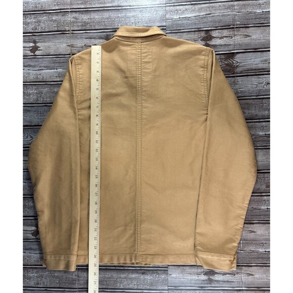 Le Mont St Michel cotton Chore Work Jacket size 36 US 4 color Kraft NWT  $335 - Picture 11 of 11